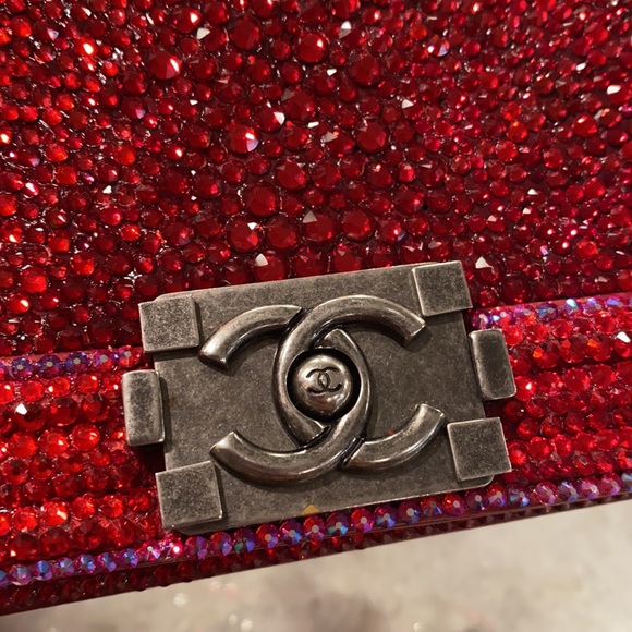 Swarovski ultra Mini Chanel Leboy Crossbody bag - Picture 7 of 10